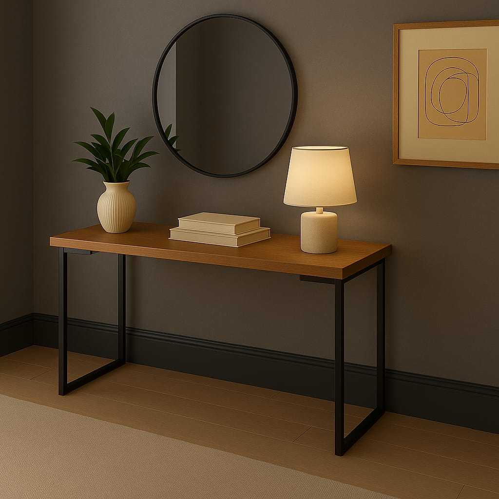 Mesa Buffet  Aparador Industrial Pés em Ferro - Cores em Oferta na Shopee