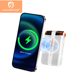 H'maston YD60 Power Bank CARREGAMENTO INDUTNO 15W BATERIA PORTÁTIL POR INDUÇÃO RÁPIDO 10000mAh em Oferta na Shopee
