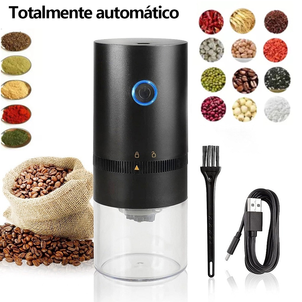 Moedor de Café Elétrico Portátil Núcleo de Moagem Cerâmica feijão Moinho Moedor carga USB profissional