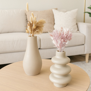 Dupla De Vaso De Ceramica Solitario Decoração De Casa E Sala em Oferta na Shopee