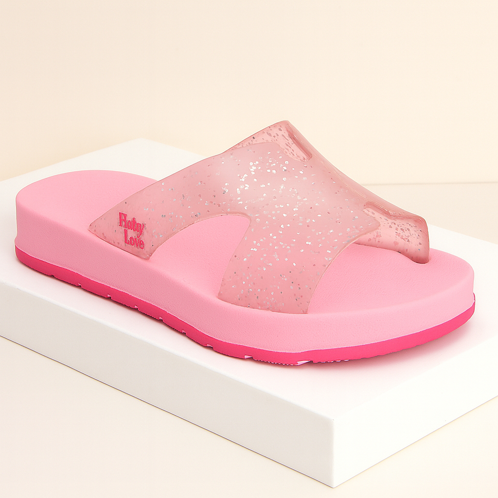 Sandália chinelo infantil feminina menina confortável slide tira H Macia Leve