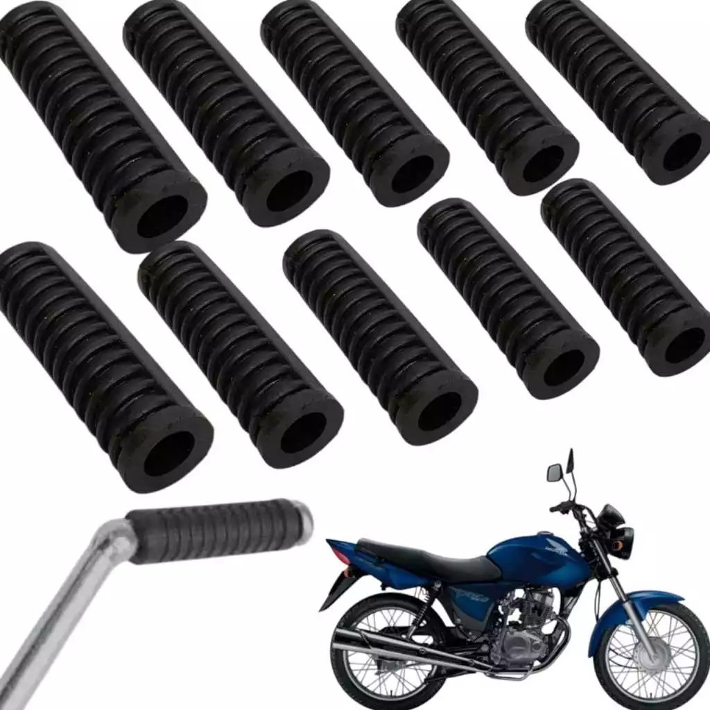 Kit 6 Borracha Pedal de Partida Cg Fan 125 Titan 150 Ks Es universal (ATACADO) em Oferta na Shopee