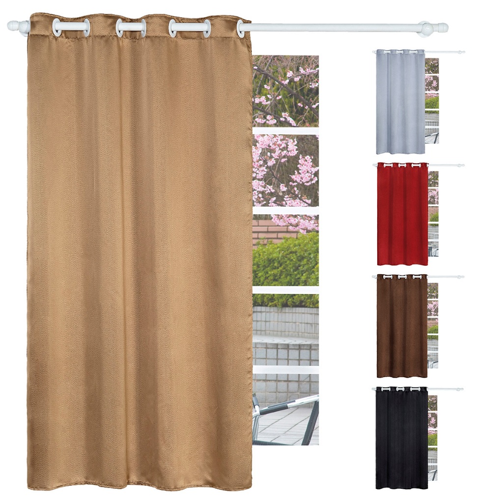 Cortina Tecido Blackout Corta Luz Para Sala Quarto 1,40x1,40 Metros