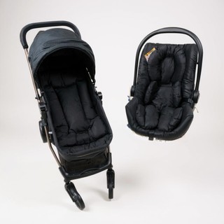 Kit Colchonete Para Carrinho Com Almofada Redutora Para Bebê Conforto Infantil Menino Men…