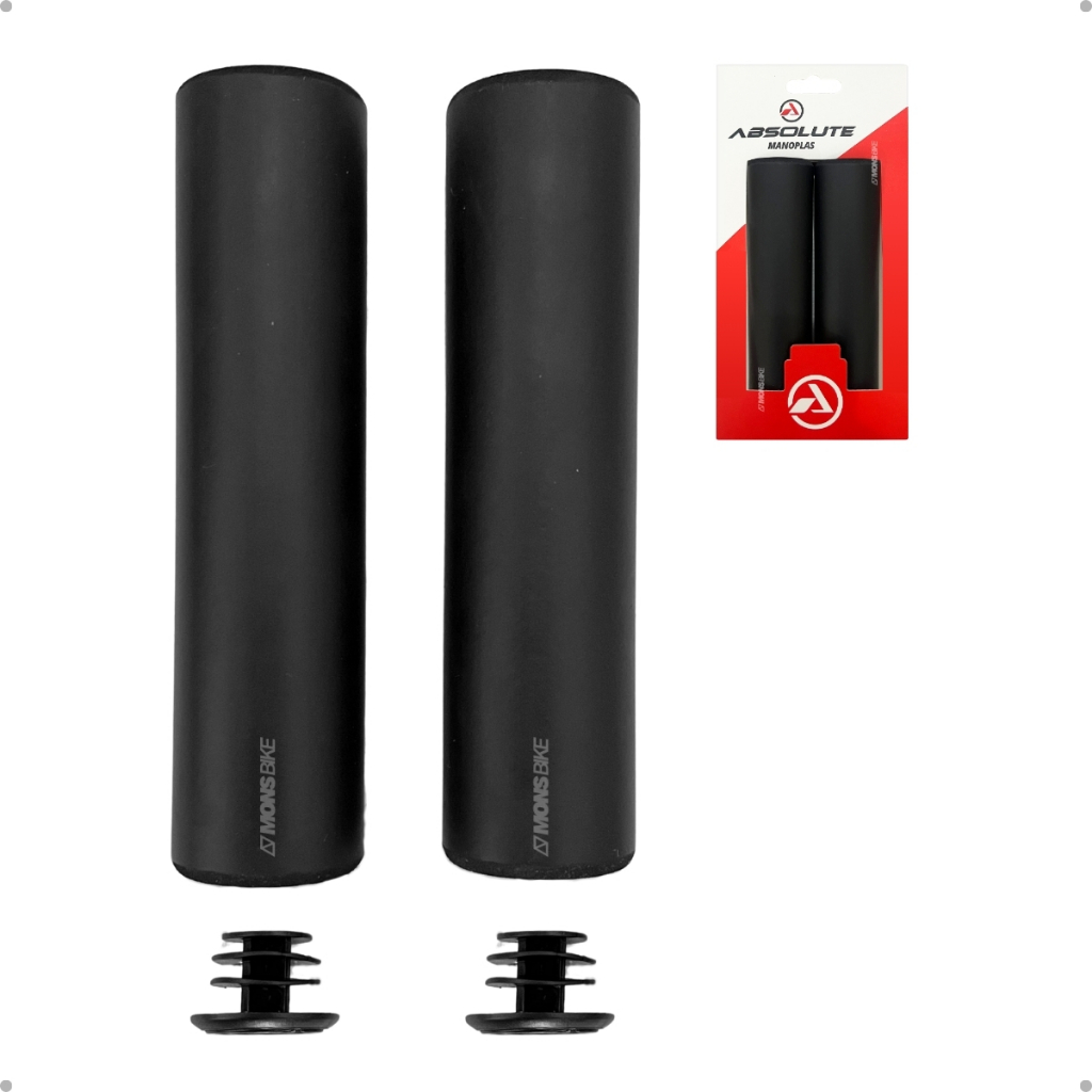 Manopla Punho Bike Mtb Absolute Espuma Gel Silicone NBR1 XL Grossa Super Macia Confortável