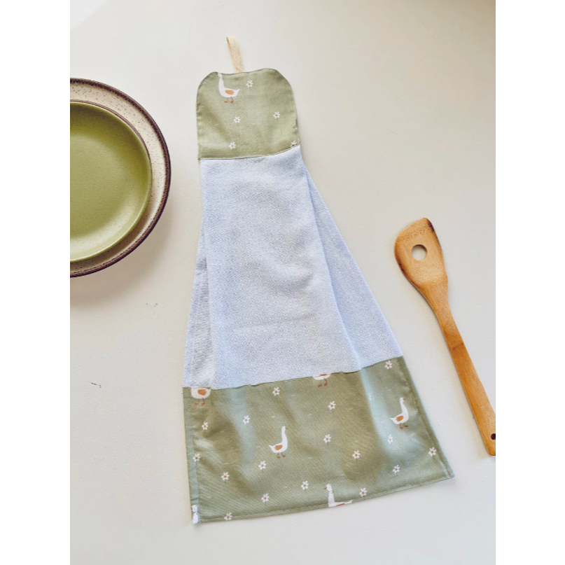 Bate Mão Para Cozinha 100% Algodão Pé de Galinha e Tricoline Ceci Petit Home