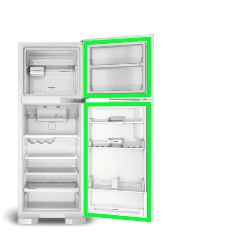 Jogo Gaxeta Geladeira Porta E Freezer Para Electrolux DF40a