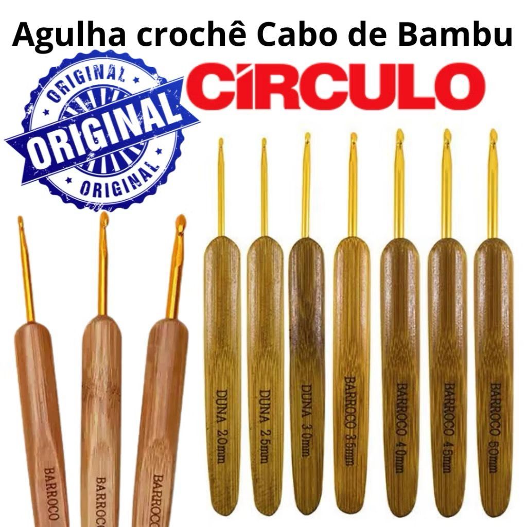 Agulha Duna de Croche Cabo de Bambu - Circulo em Oferta na Shopee