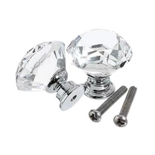 Kit 4 Puxador Cristal Para Armário Gaveta Moveis 30MM em Oferta na Shopee