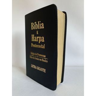 Bíblia Sagrada letra gigante, luxo, com índice externo e marcação  de paginas, douracao lateral em Oferta na Shopee