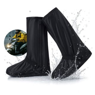 Polainas Galochas para Motoboy Par de Botas Impermeável Contra Chuva para Trilhas Resistente