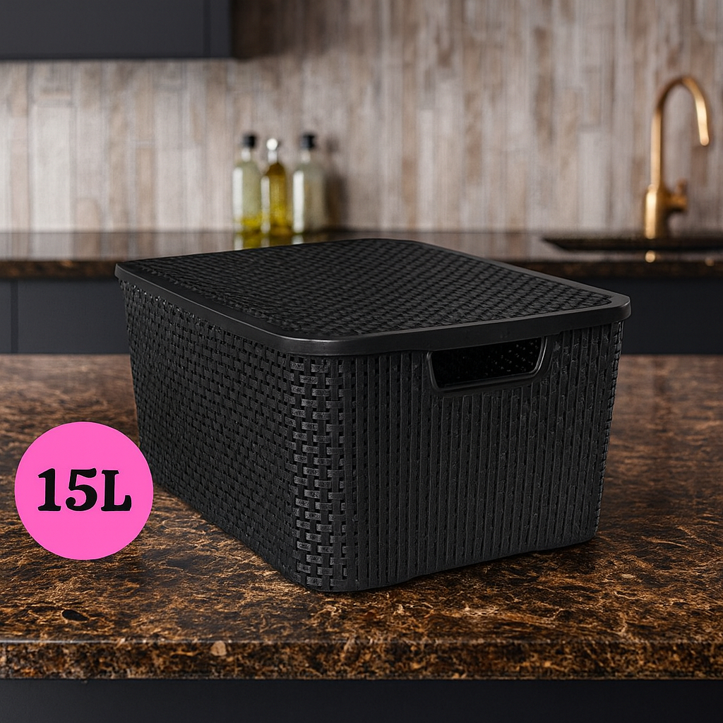 Caixa Organizadora Rattan De 15 Litros - 20 Litros - 40 Litros