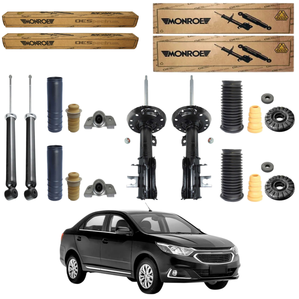 KIT 4 AMORTECEDOR COBALT 2012 A 2019 ORIGINAL MONROE + KITS