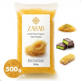 Kadaif Crocante Para Chocolate Dubai Sobremesa 500g em Oferta na Shopee