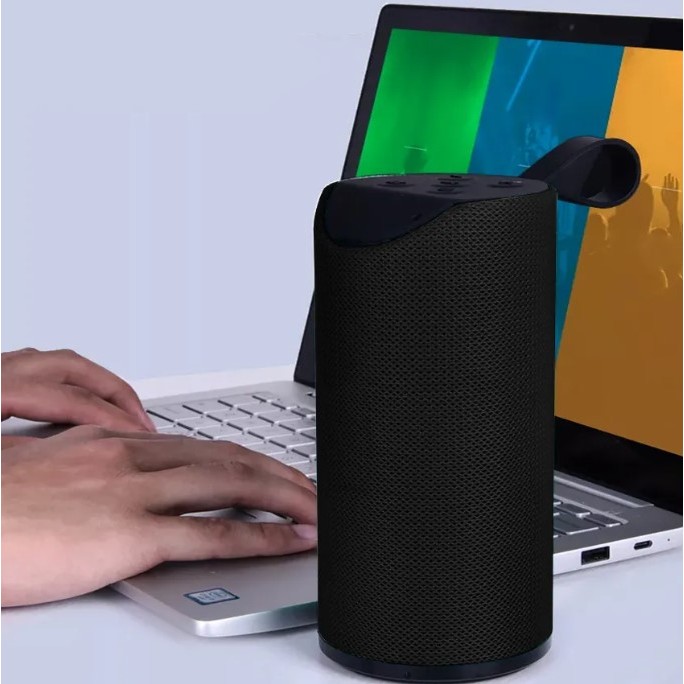 Caixa De Som Bluetooth Portátil Potente Pen Drive Usb Aux Fm Cor (1661)