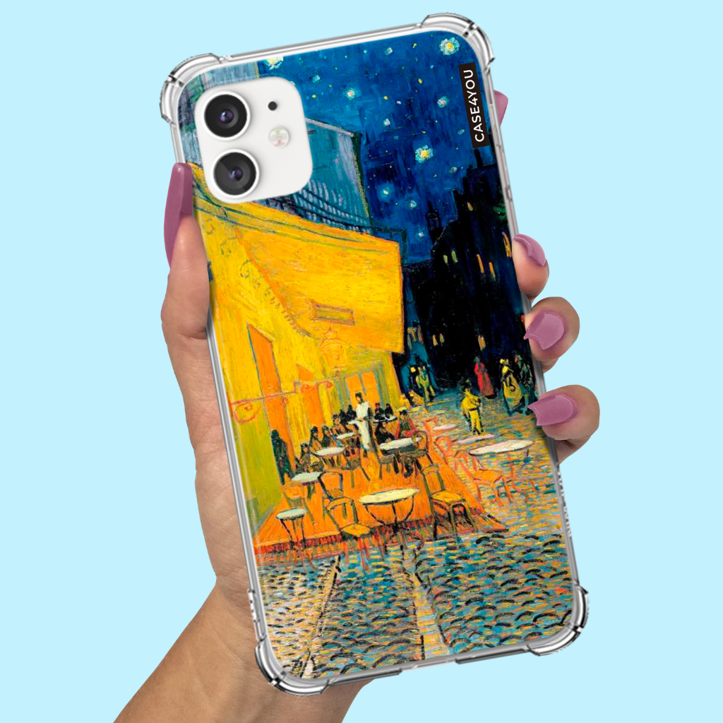 Capa Capinha para Samsung Galaxy A10 A10s A11 A12 A13 A14 A15 A16 A17 Anti-impacto Personalizada Terraço Van Gogh