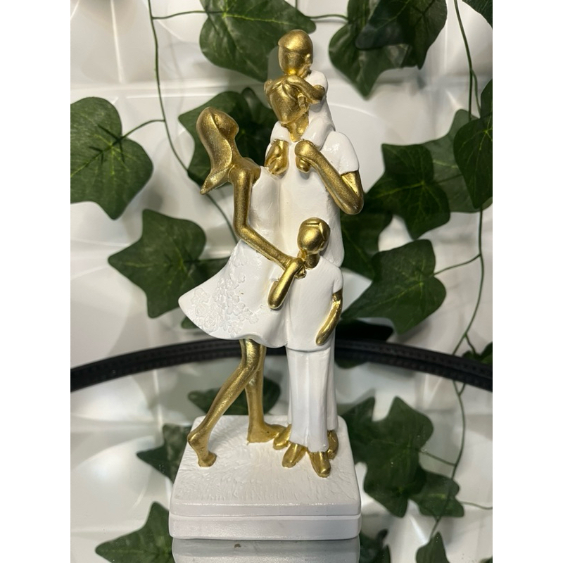 Família Estilizada Com Dois Filhos Meninos- Família Decorativa Com Filhos- Decoração Luxo em Oferta na Shopee