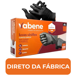 Luva Preta TPE Vinil Flex sem Pó Descartável  Tamanhos P M G GG | Envio Imediato | Ambidestra em Oferta na Shopee