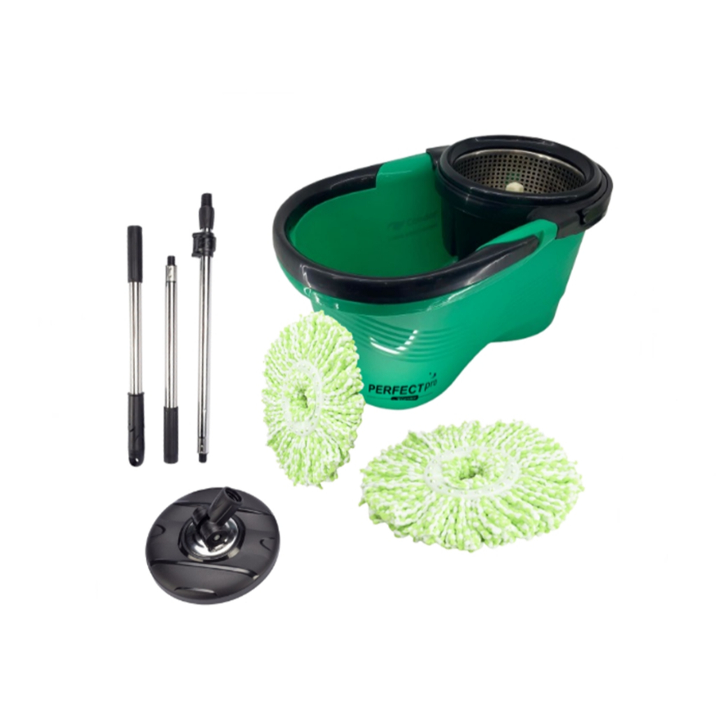 Balde Perfect Mop 360 Com 2 Refis 16 Litros Mop Pro Limpeza