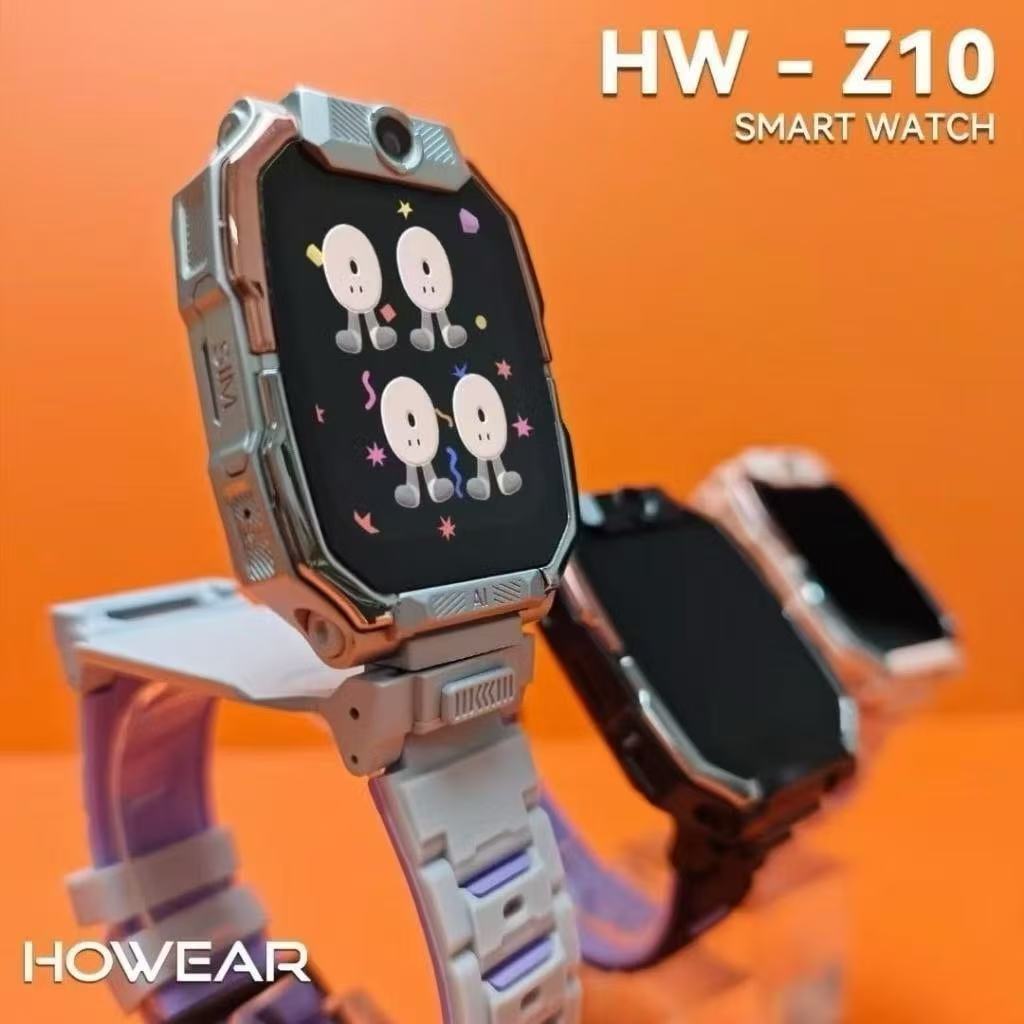 Smartwatch Infantil HW Z10  4GB RAM + 64GB Android Câm Wifi Comunicação Completa Conect 4G Localização Grupo And