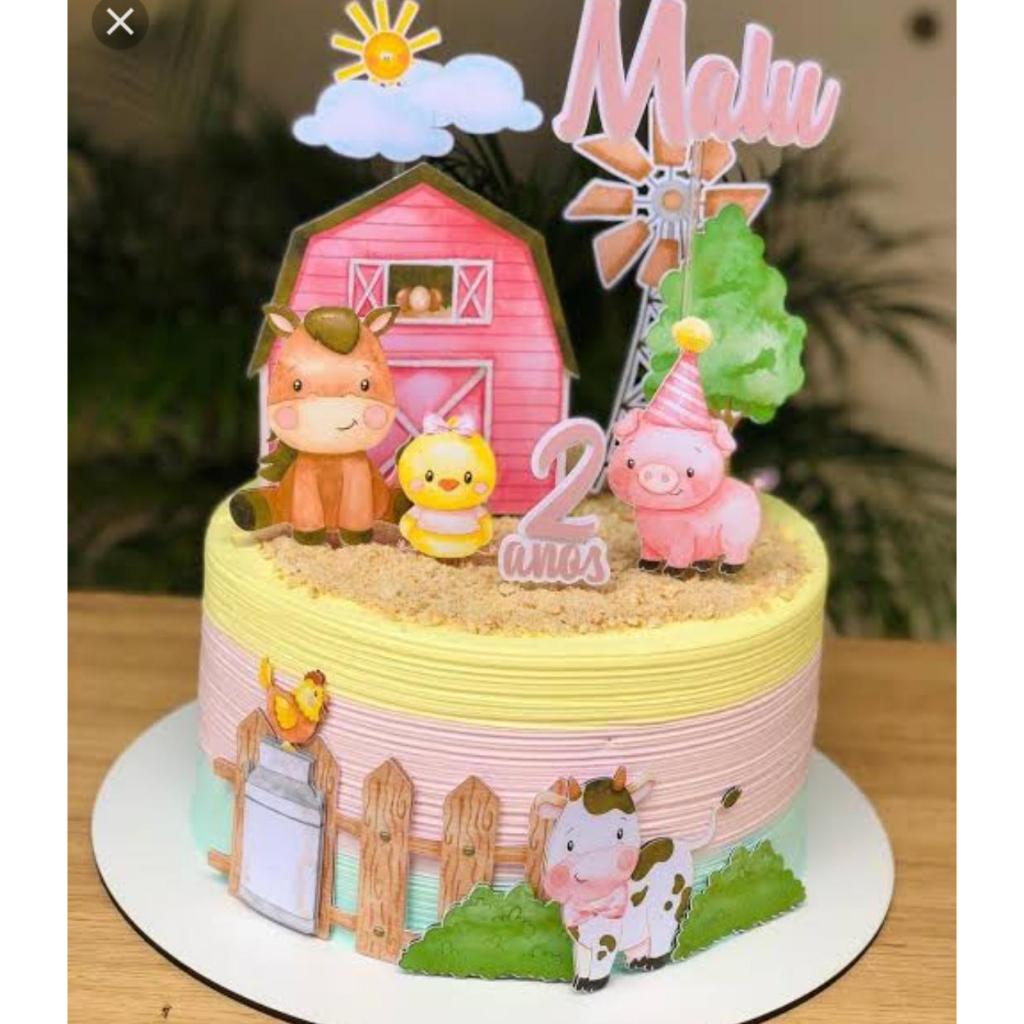 Topo de Bolo Aquarela - Comprar com Melhor Preço em Padaria