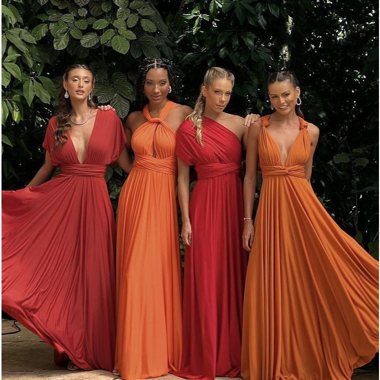 Vestido Várias Formas Multiuso Infinity Longo Festa Madrinha Casamento Formatura Batizado em Oferta na Shopee