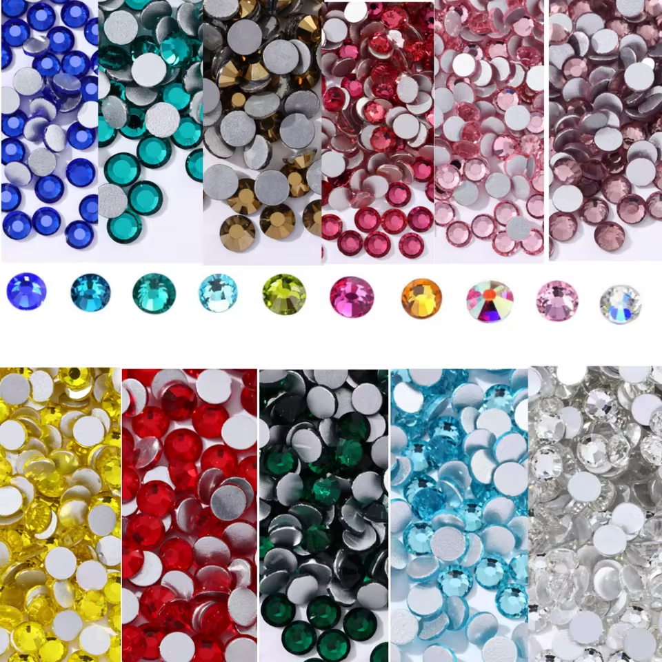 Strass de unha 1440 PCS - SS8 SS10 SS12 SS16 em Oferta na Shopee