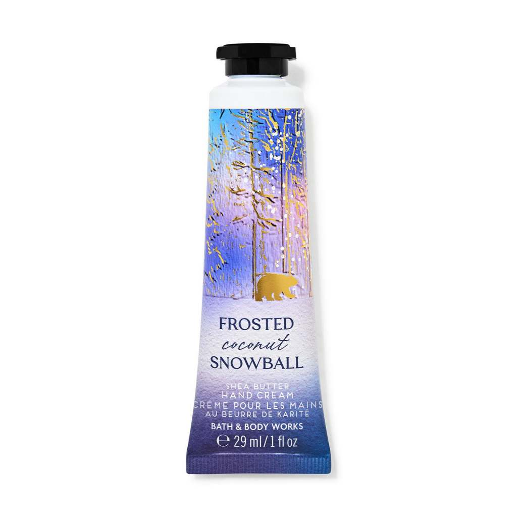 Bath & Body Works Frosted Coconut Snowball Hand Cream Creme de mãos 29ml