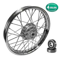 Roda Dianteira Bros 125 /150/160 Tambor Raio 4mm C/rolamento