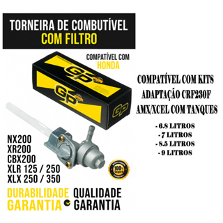 Torneira Combustível Tanque Adaptação Crf 230f  7 / 9 Litros em Oferta na Shopee