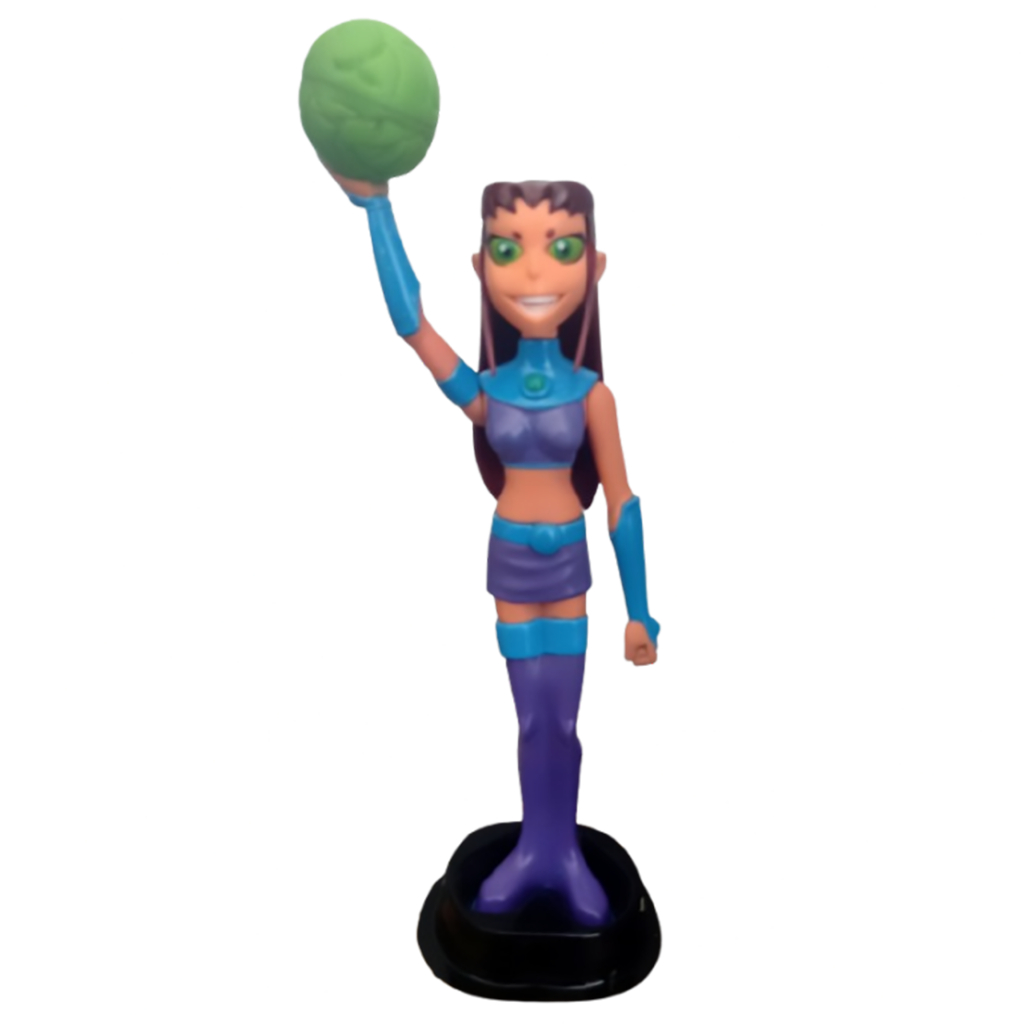 Rara Action Figure Pvc Starfire Estelar 25,4 cm - Teen Titans Novos Titãs - Bandai