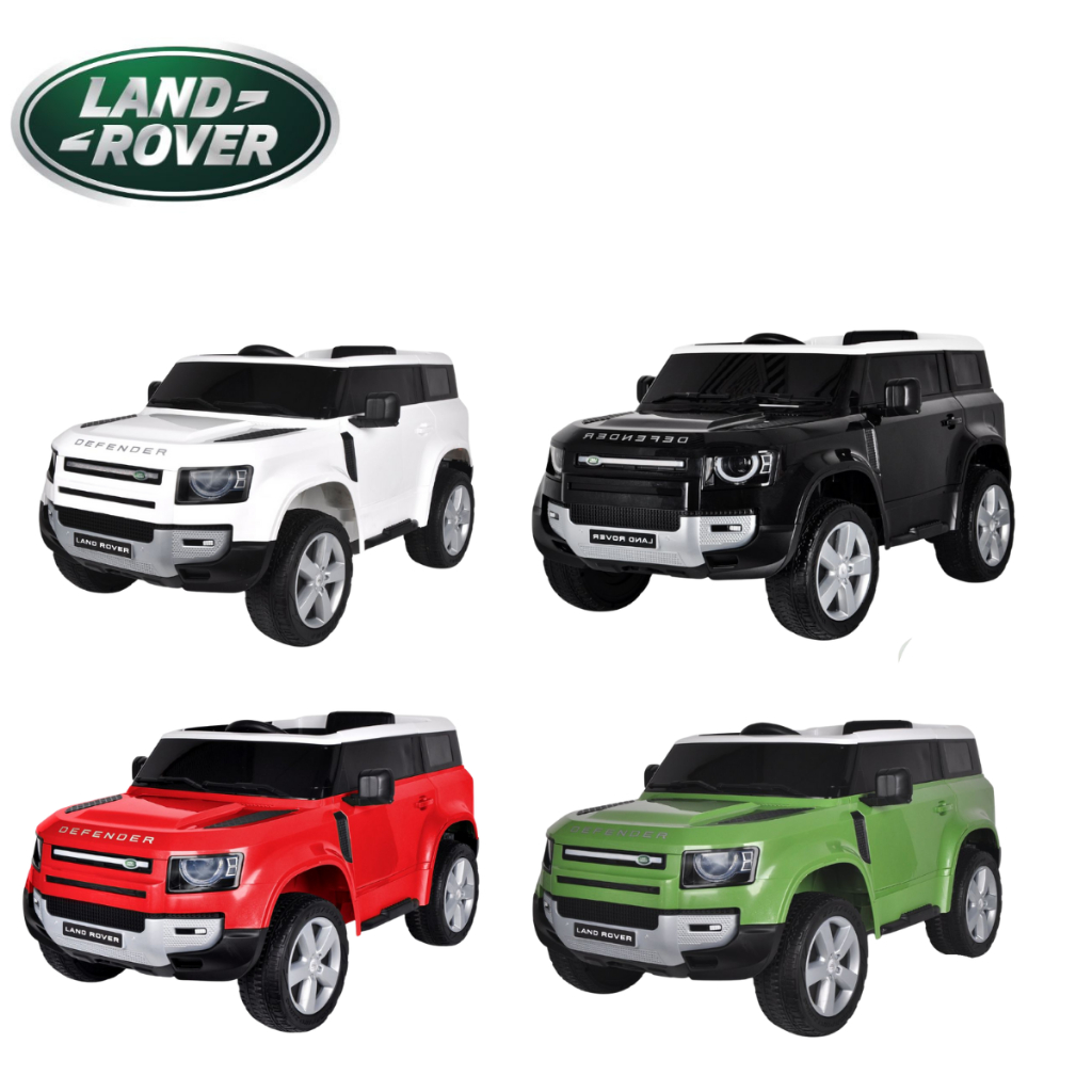 Carrinho Elétrico Infantil 12V Land Rover Defender com Controle, Bluetooth, USB e Luz de LED em Oferta na Shopee