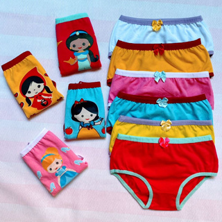 Kit 5 Calcinhas Infantil De Algodão Ultra Confortável Toque Suave e Lisa Desfralde Menina em Oferta na Shopee