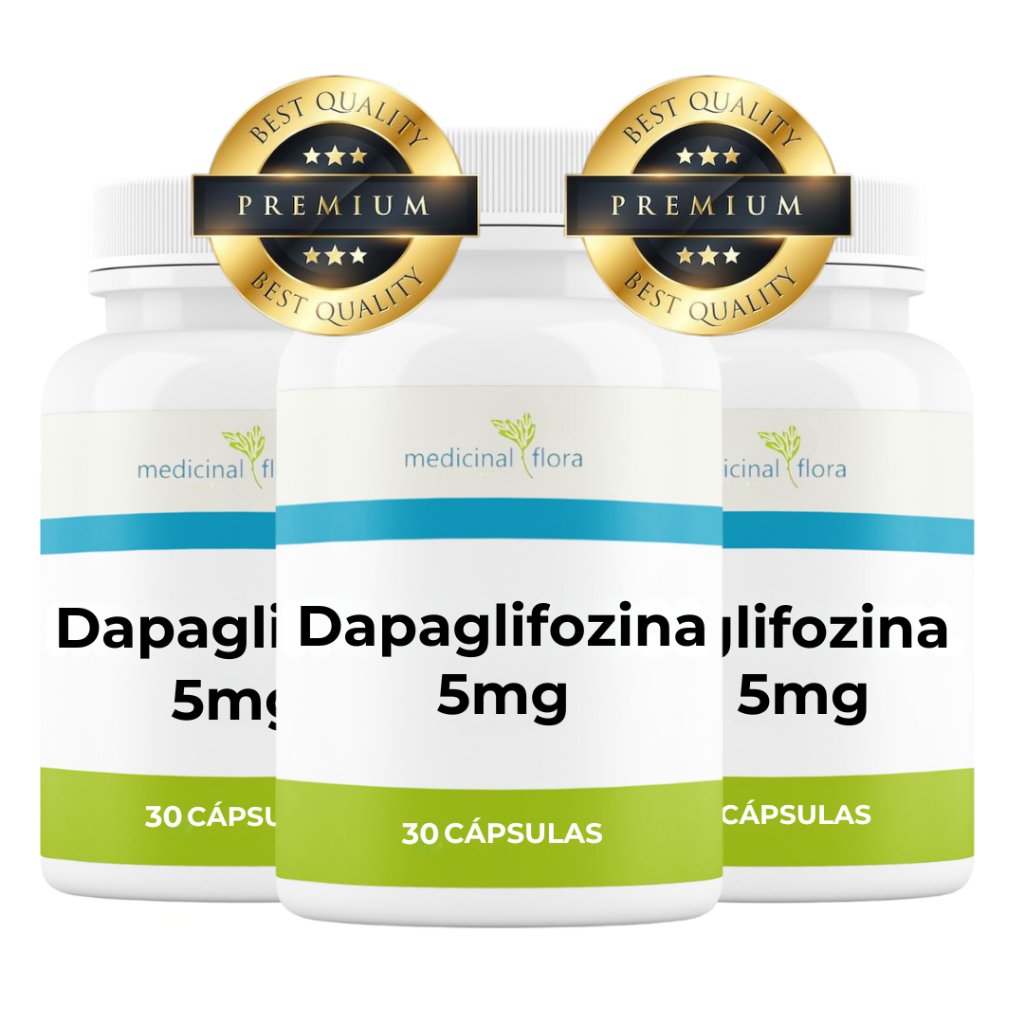 Kit 3 Potes Dapaglifo 5mg - 30 Cápsulas