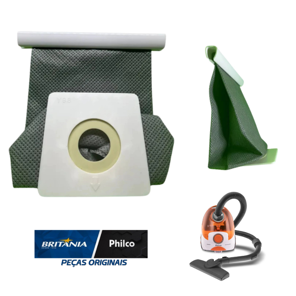 Saco Filtro Hepa Aspirador Philco Pas1690 Original Reposição