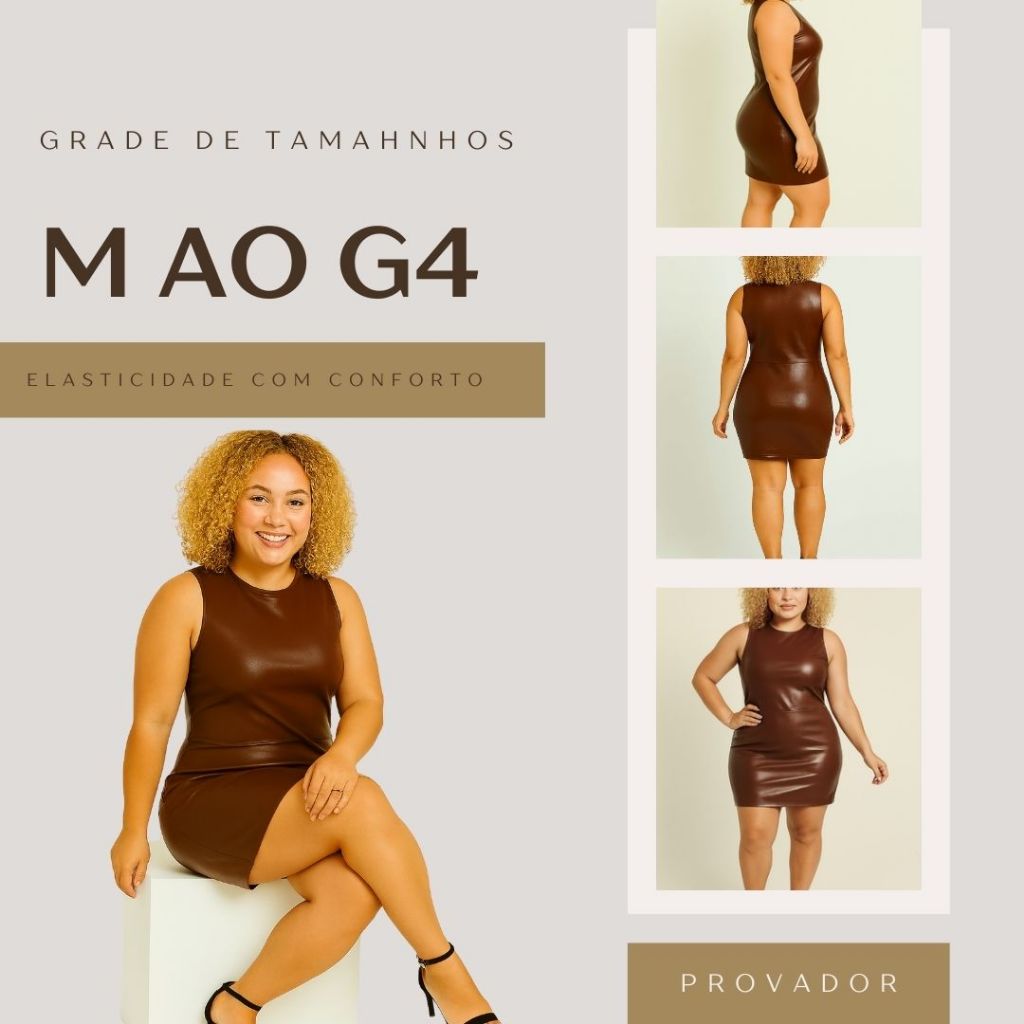 Vestido Cirrê Preto Tubinho Plus Size  Brilho Couro Fake Festa Balada Casual