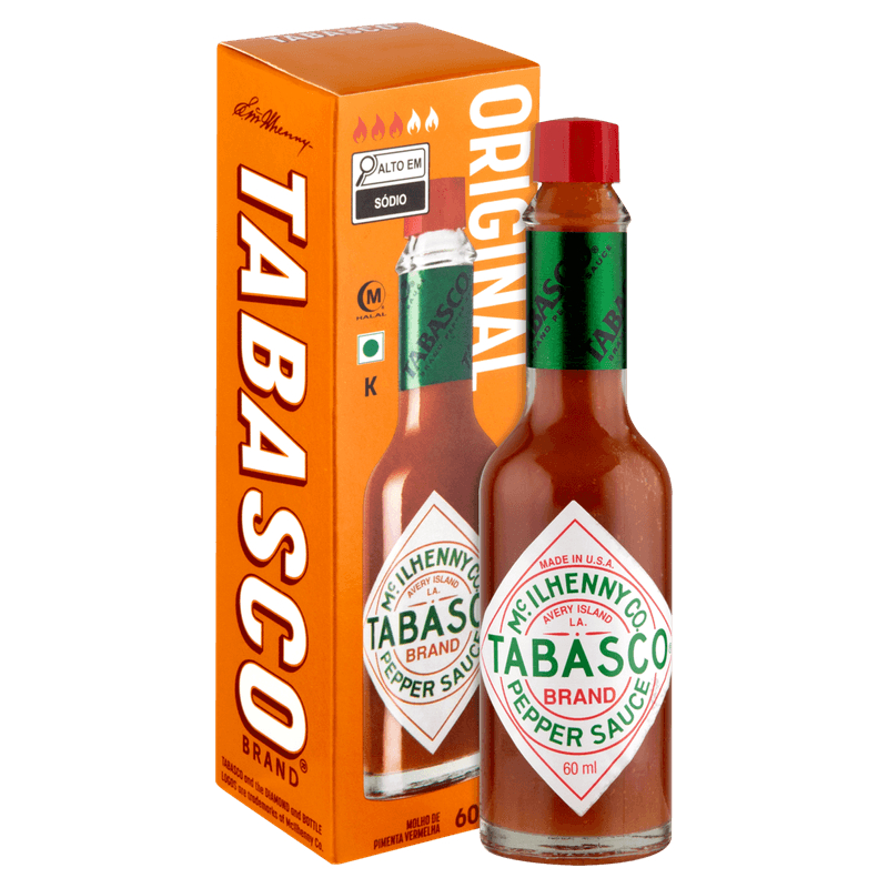 MOLHO DE PIMENTA TABASCO ORIGINAL 60ML