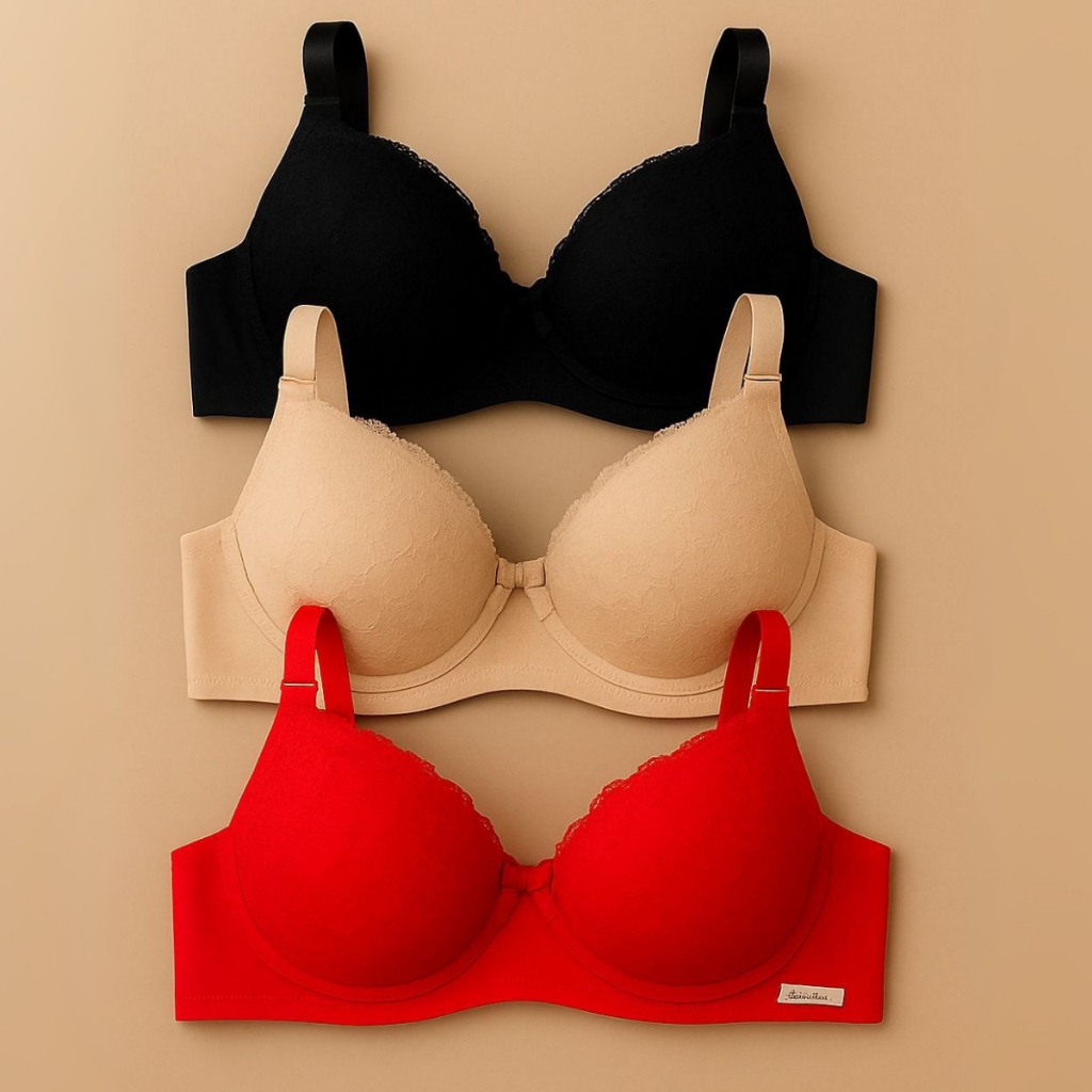 De 1 Até 3 Sutiãs RENDADO Premium Soutien Com Bojo Push Up Reforçados Efeito Silicione PROMOÇÃO em Oferta na Shopee