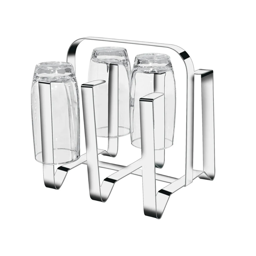 Escorredor de Copos Inox Durável para Mamadeira e Pia
