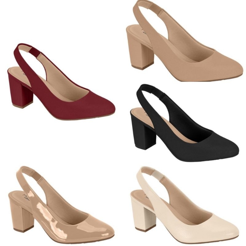 Sandália Feminina Salto Grosso Conforto Modare Ortopédica 7377120