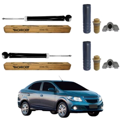 PAR AMORTECEDOR TRASEIRO PRISMA 2013 A 2020 ORIGINAL MONROE + KITS