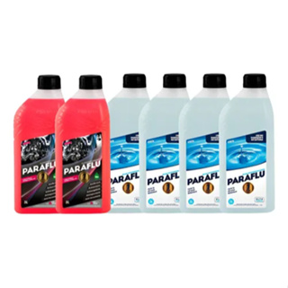 Kit 4 Agua Desmineralizada E 2 Aditivo Radiador Paraflu Rosa 10-3001 10-3031 em Oferta na Shopee