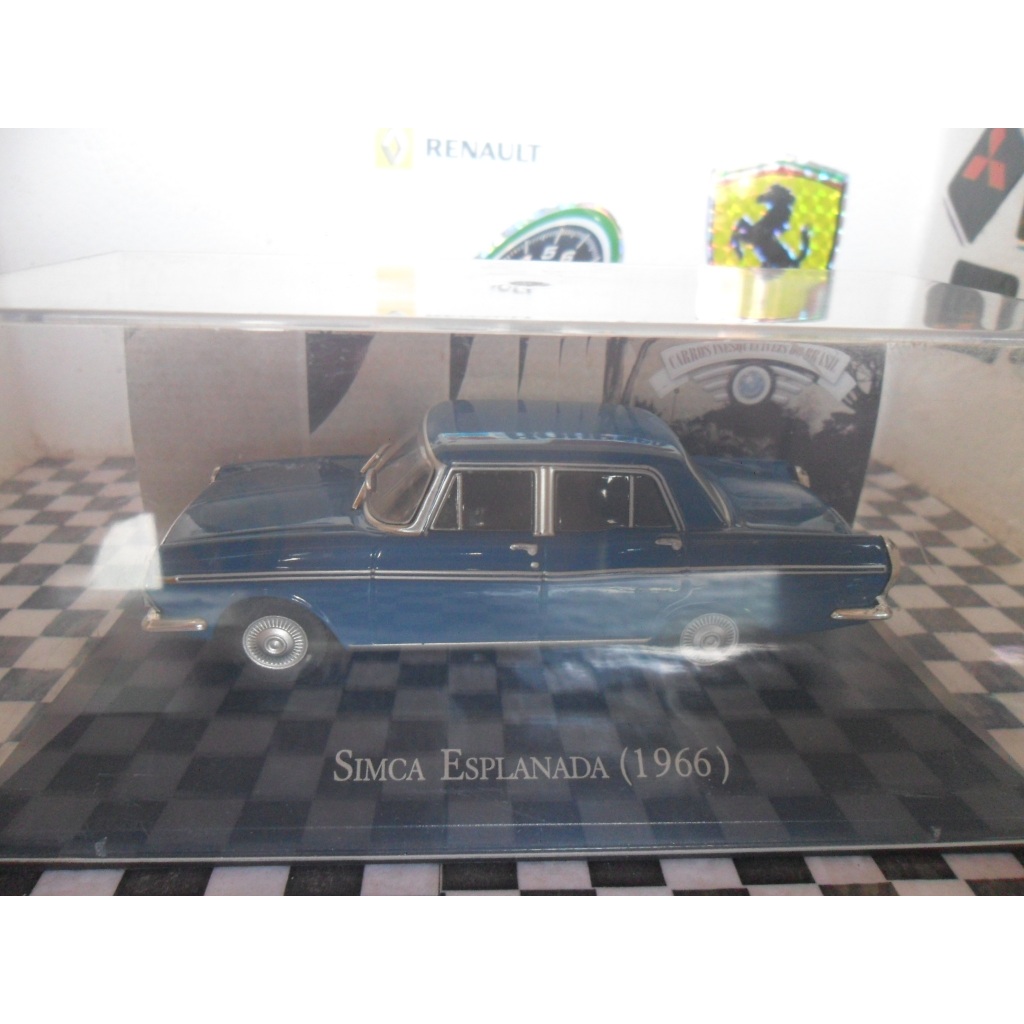 Miniatura Simca Esplanada 1966 carros inesquecíveis do Brasil
