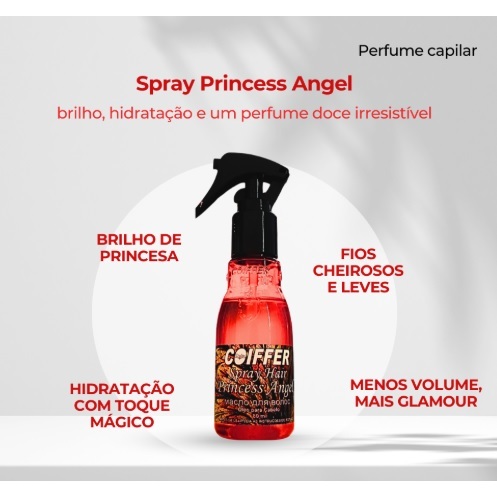 Spray Capilar Vinho Coiffer 80ml Proteção Aos Fios E Perfume
