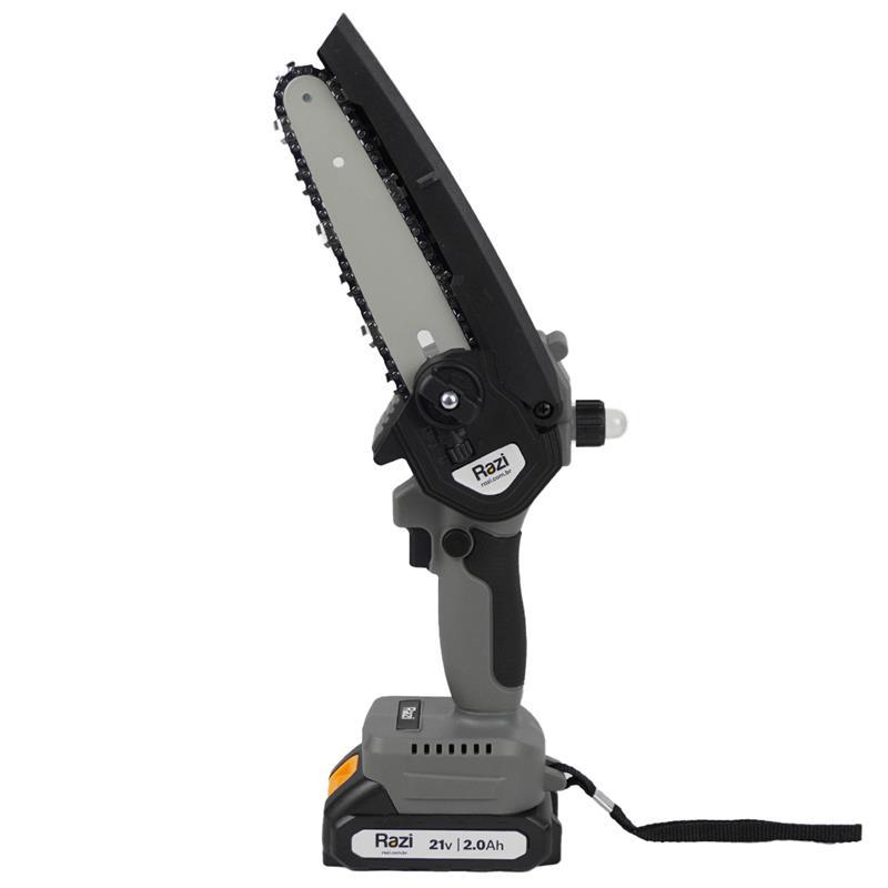 Mini Motosserra Elétrica Portátil 6 Polegadas 2,0AH 21V Bivolt - Razi em Oferta na Shopee
