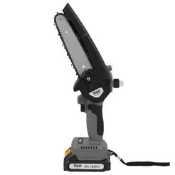 Mini Motosserra Elétrica Portátil 6 Polegadas 2,0AH 21V Bivolt - Razi