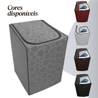 Capa Máquina Lavar Roupas Brastemp Ative 11kg Zíper Grossa em Oferta na Shopee