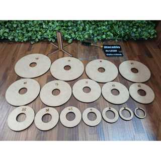 Kit Gabarito de corte Circular de 2,5cm até 10cm - com binde em Oferta na Shopee