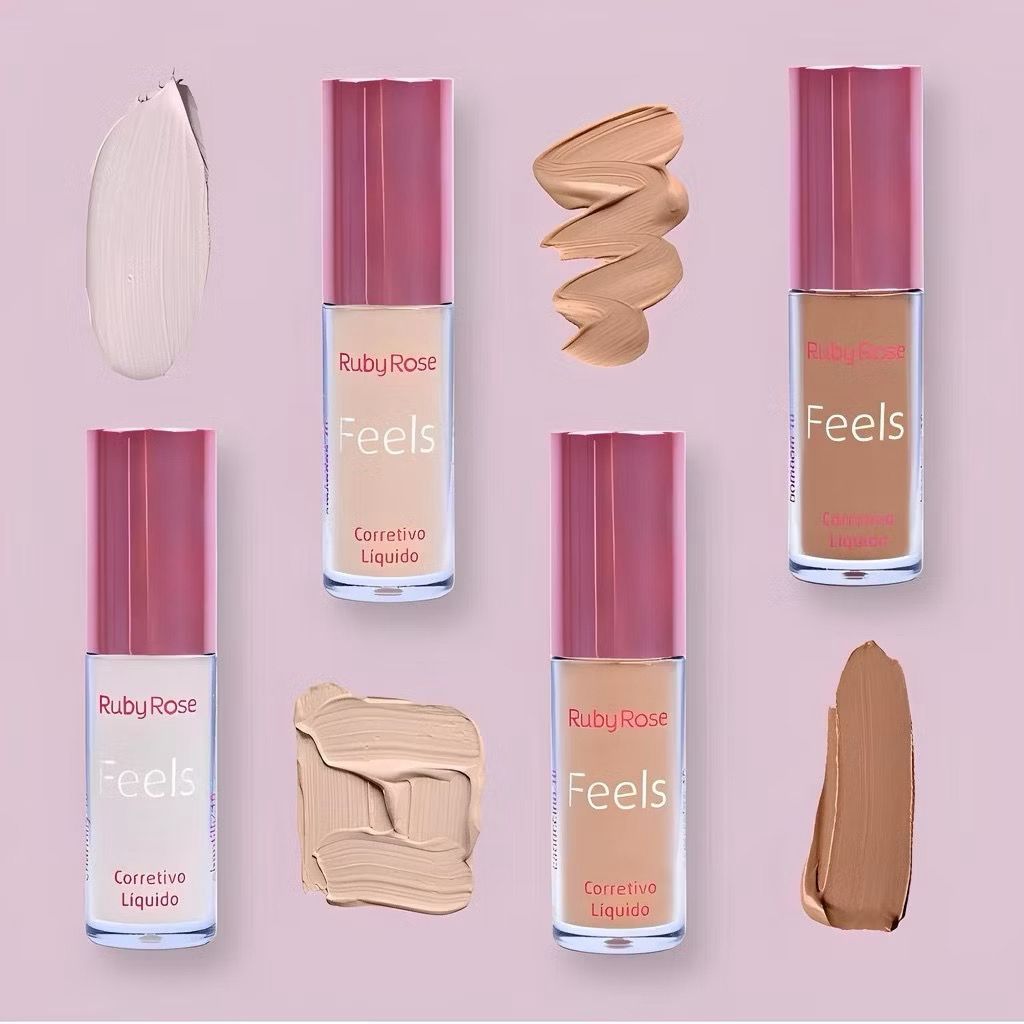 Corretivo + Contorno Duo Sculpt Feels - Ruby Rose HB-8102