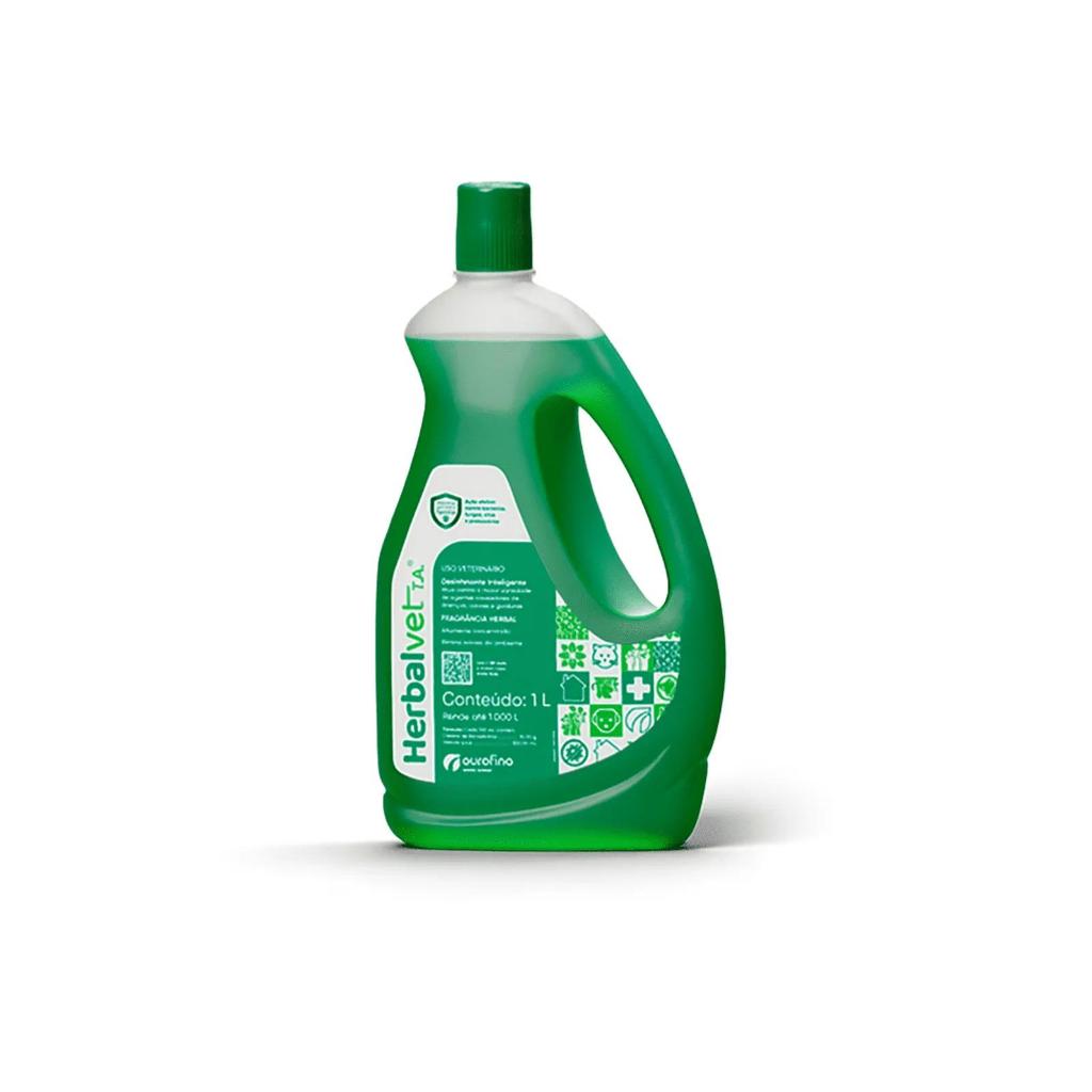 Herbalvet T.A. 1L – Desinfetante Bactericida, Fungicida e Virucida para Ambientes Veterinários